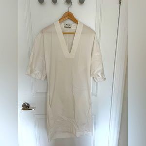 Acne Studios Cedar Tech Pop white dress